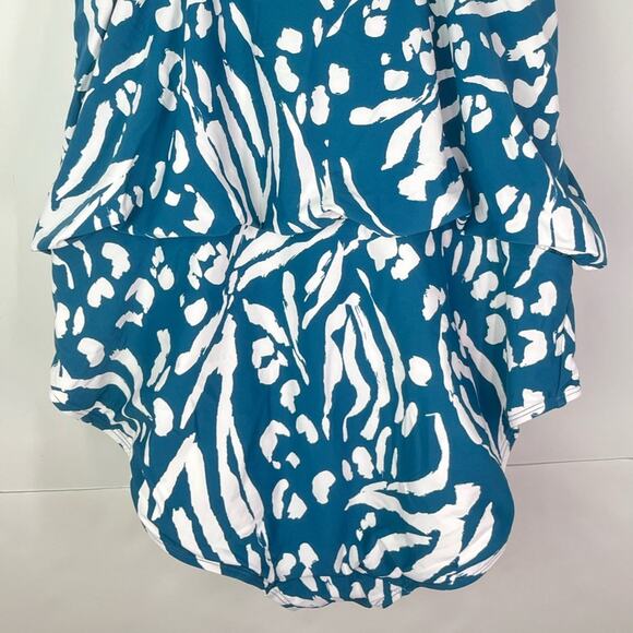 New Anne Cole Plus Size V-Wire One Piece Swimsuit - Picture 7 of 13